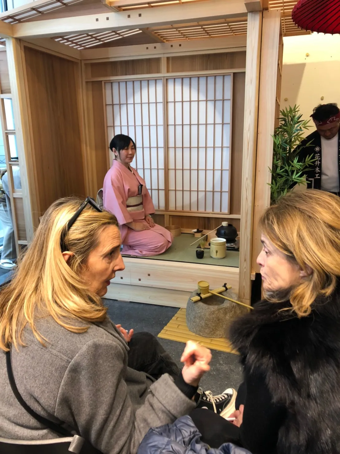 パリ日本文化会館の組立茶室